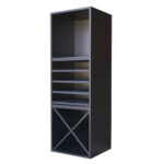 Botellero Merlot Base 3 alturas con Aspa 4 estantes y base 631640C