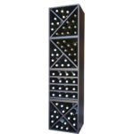 Botellero Merlot Base 4 alturas con aspa 4 estantes y 2 medias aspas 644015A