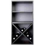 Botellero Merlot Base Doble 2 alturas con aspa 621612F