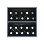 Botellero Merlot Base con 1 estante frontal 610012