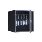 Botellero Merlot Base con puerta soporte copas 612146A