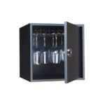 Botellero Merlot Base con puerta soporte copas 612146B