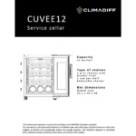 Vinoteca Climadiff Cuve12 plano
