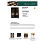Vinoteca Climadiff CBU40D1B Ficha europea 1