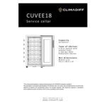 Vinoteca Climadiff CUVEE18 Plan de carga de botellas 2
