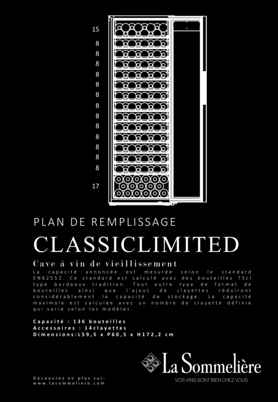 Vinoteca La Sommeliere CLASSICLIMITED Plan de carga 1