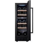 vinoteca cavin arctic collection 30d doble zona full glass black 02