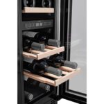 vinoteca cavin arctic collection 30d doble zona full glass black 04