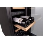 vinoteca cavin arctic collection 30d doble zona full glass black 05