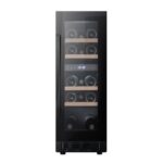 vinoteca cavin arctic collection 30d doble zona full glass black