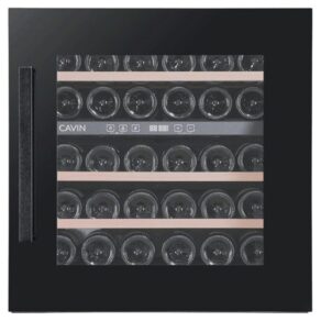 vinoteca cavin scandinavian collection 60 fullglass black