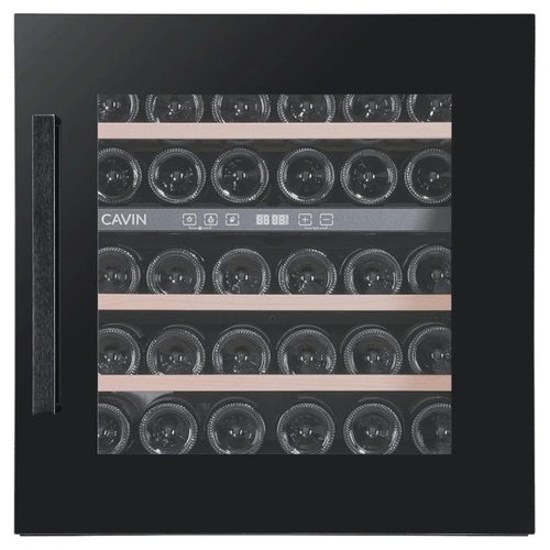 vinoteca cavin scandinavian collection 60 fullglass black