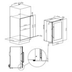 vinoteca cavin scandinavian collection 90 fullglass black 09