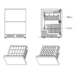 Nevera cavin outdoor collection 51d stainless 5