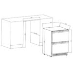 Nevera cavin outdoor collection 51d stainless 6